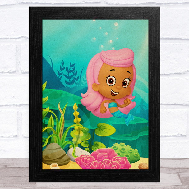 Bubble Guppies Molly Children's Kid's Wall Art Print