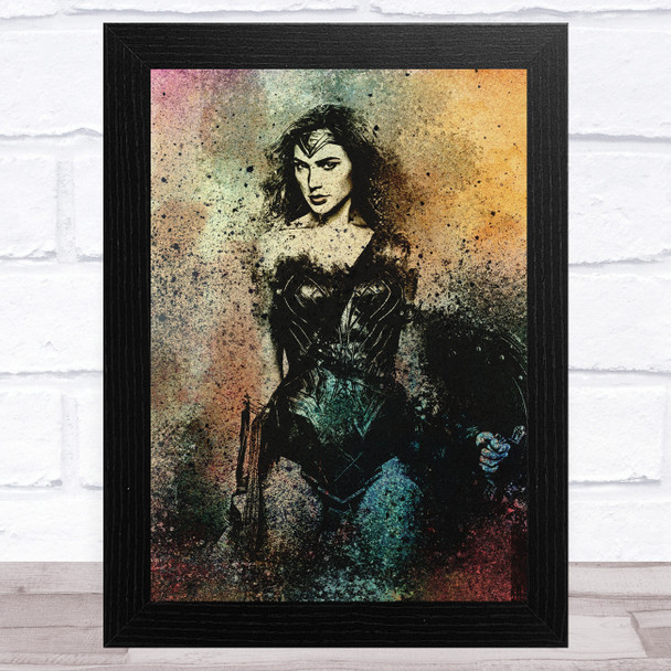 Wonder Woman Vintage Children's Kid's Wall Art Print