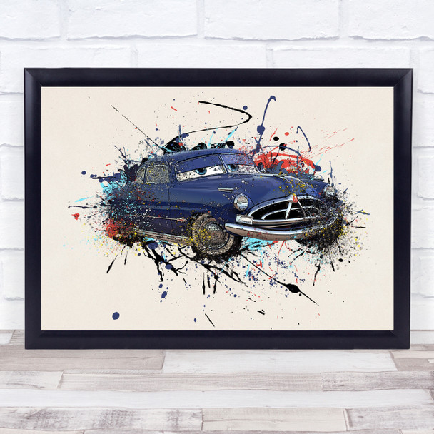 Disney Cars Doc Hudson Children's Kid's Wall Art Print