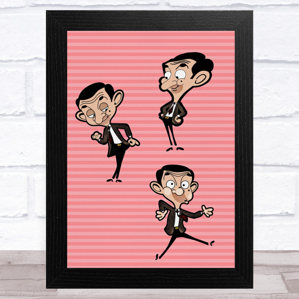 Mr Bean Vintage Children's Kid's Wall Art Print