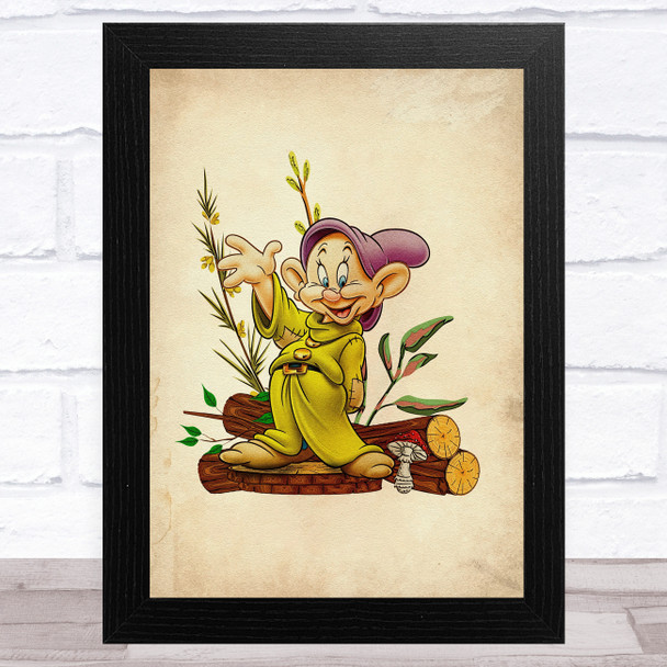 Dopey Children's Kid's Wall Art Print