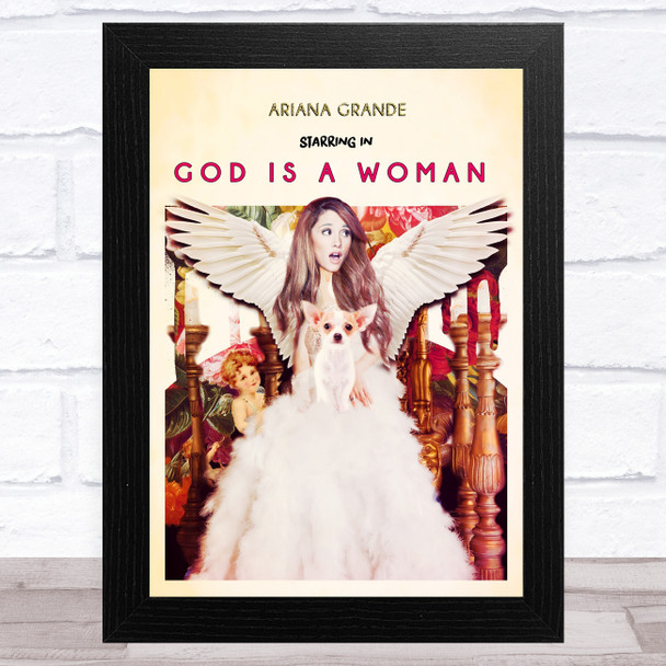 Ariana Grange Starring In God Is A Woman Vintage Celeb Wall Art Print