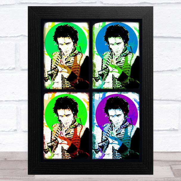 Adam Ant Retro Pop Art Celeb Wall Art Print