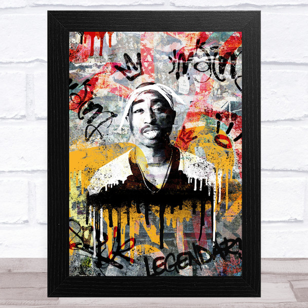 Tupac Urban Iconic Celeb Wall Art Print