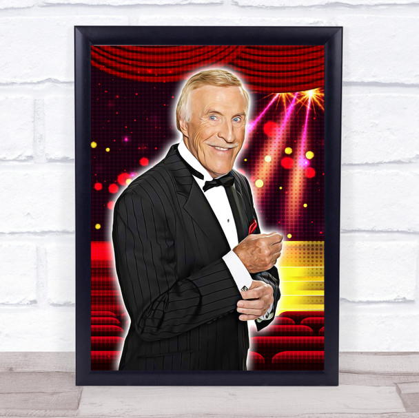 Bruce Forsyth Pop Art Fame and Lights Wall Art Print