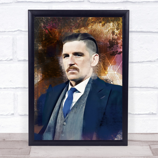 Peaky Blinders Arthur Grunge Oil Wall Art Print