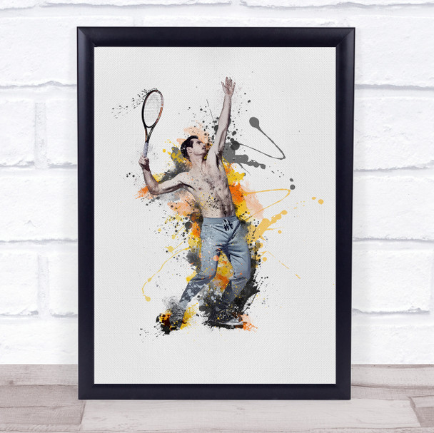 Andy Murray Paint Splatter Wall Art Print