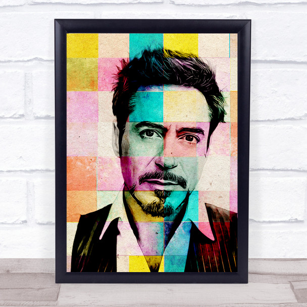 Robert Downey, Jr. Pop Art Wall Art Print