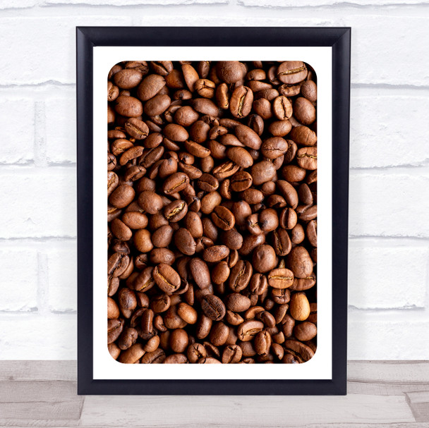 Coffee Beans Photograph Wall Art Print