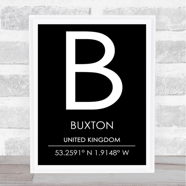 Buxton United Kingdom Wall Art Print