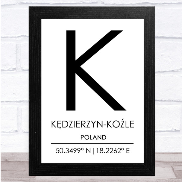 Kedzierzyn-Kozle Poland Wall Art Print