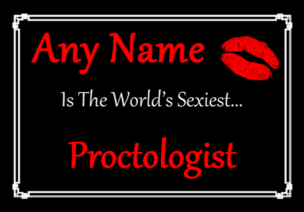 Proctologist Personalised World's Sexiest Mousemat