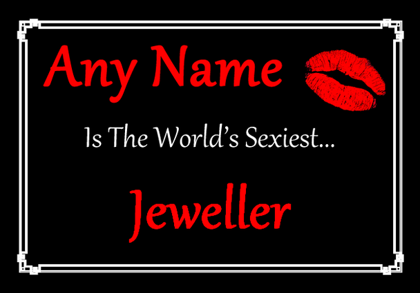 Jeweller Personalised World's Sexiest Mousemat