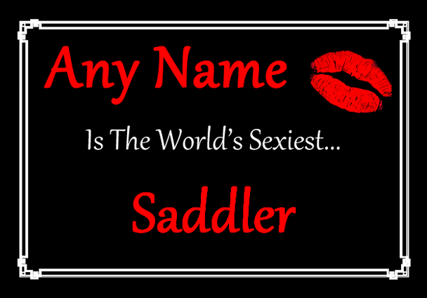 Saddler Personalised World's Sexiest Mousemat