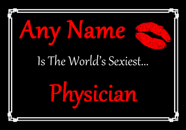 Physician Personalised World's Sexiest Mousemat