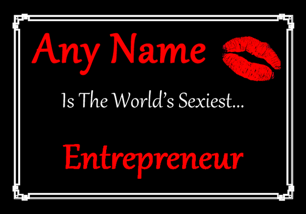Entrepreneur Personalised World's Sexiest Mousemat