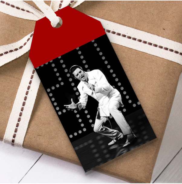 Elvis Presley Singing Birthday Present Favor Gift Tags