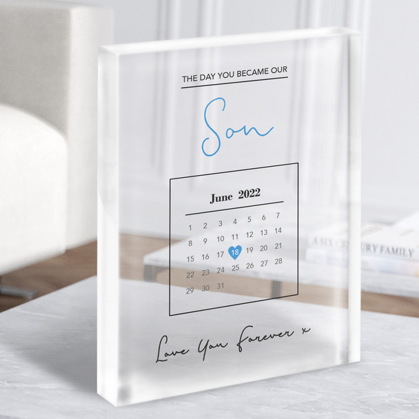 New Baby Birth Details Nursery Calendar Date Acrylic Block New Baby Birth Details Nursery Calendar Date Acrylic Block