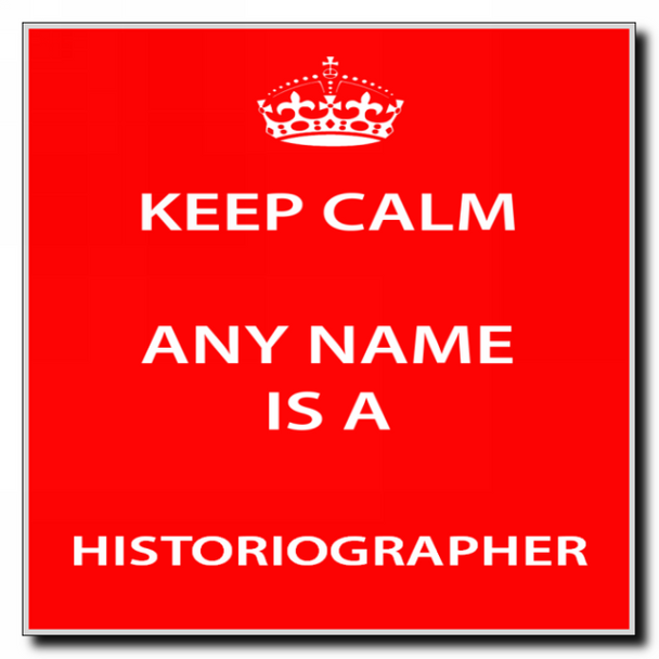 Historiographer Personalised Keep Calm Coaster