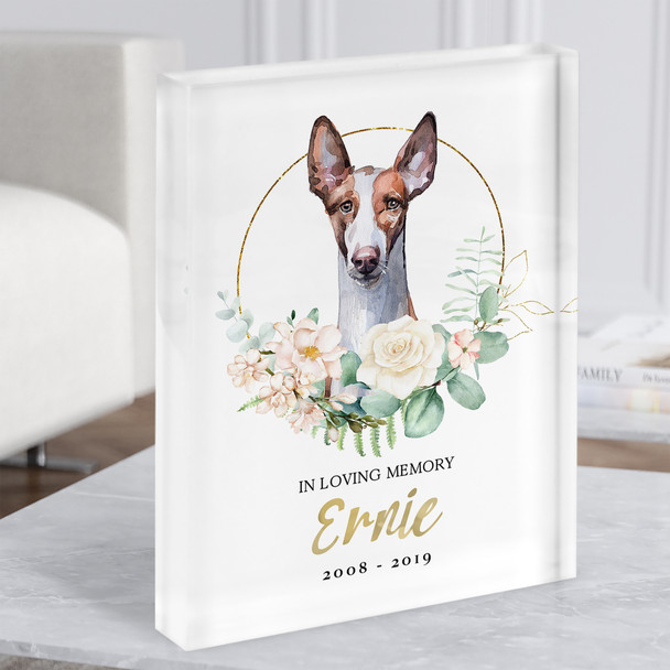 Dog Memorial In Loving Memory Style 13 Personalised Gift Acrylic Block