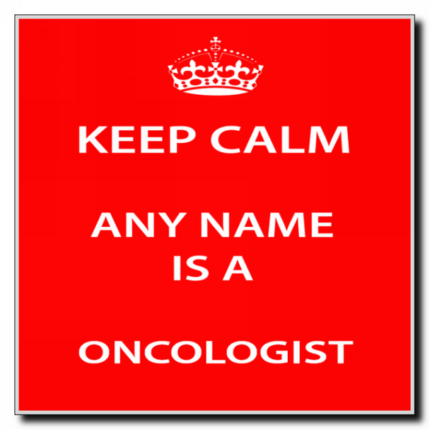 Oncologist Personalised Keep Calm Coaster