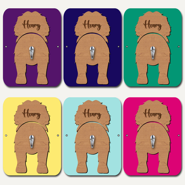 Portuguese Water Dog Lead Holder Leash Hook Any Colour Personalised Gift