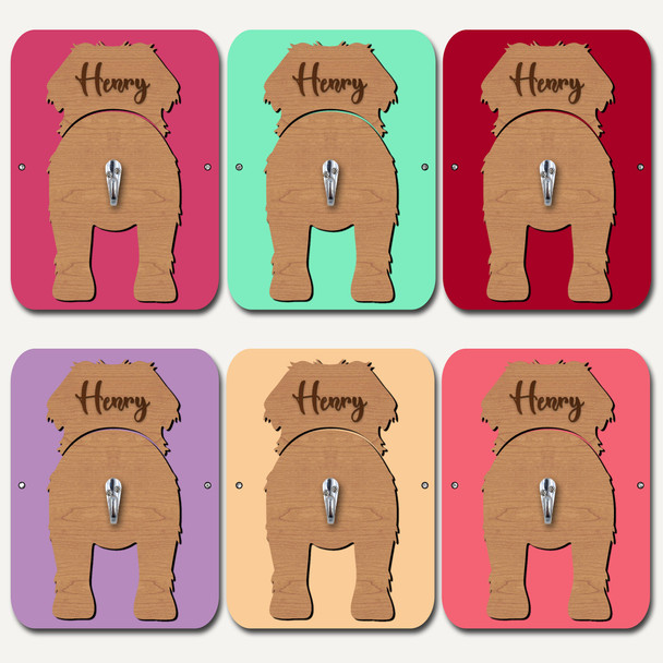 Leonberger Dog Lead Holder Leash Hanger Hook Any Colour Personalised Gift Leonberger Dog Lead Holder Leash Hanger Hook Any Colour Personalised Gift
