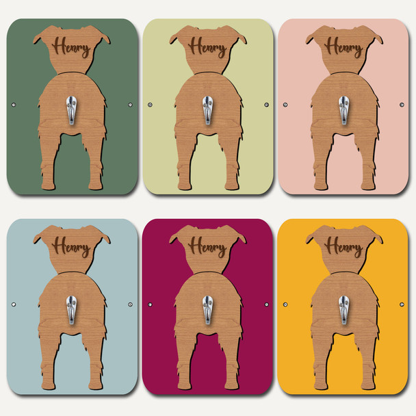 Labshep Dog Lead Holder Leash Hanger Hook Any Colour Personalised Gift