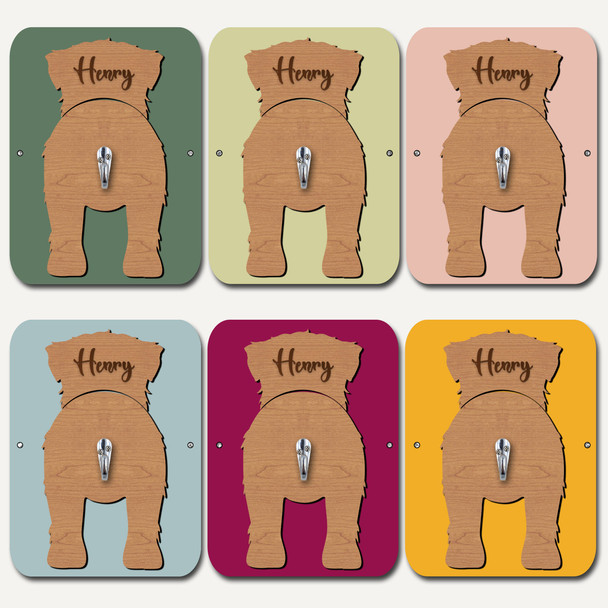 Wheaten Dog Lead Holder Leash Hanger Hook Any Colour Personalised Gift