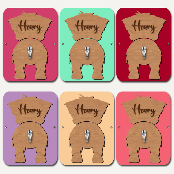 Morkie Dog Lead Holder Leash Hanger Hook Any Colour Personalised Gift