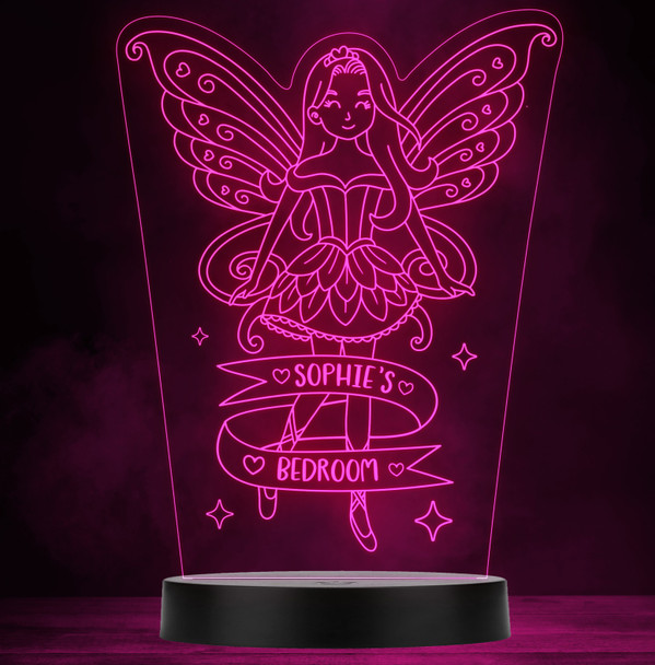 Fairy Magical Personalised Gift Colour Changing LED Lamp Night Light