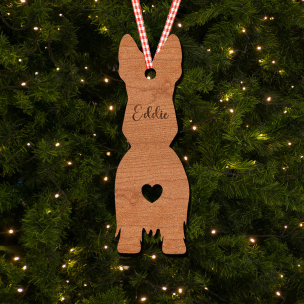 Scottish Terrier Dog Bauble Ornament Personalised Christmas Tree Decoration