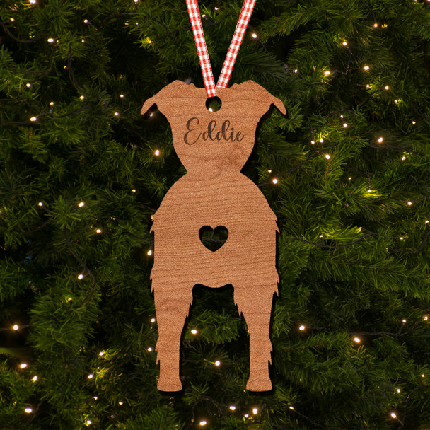 Labshep Dog Bauble Dog Bum Ornament Personalised Christmas Tree Decoration