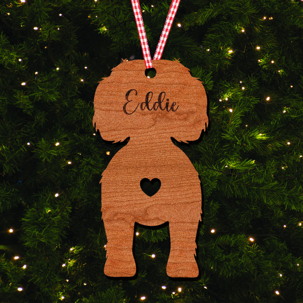Boykin Spaniel Dog Bauble Ornament Personalised Christmas Tree Decoration