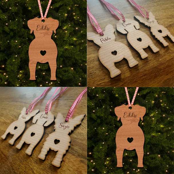 Dogo Argentino Dog Bauble Ornament Personalised Christmas Tree Decoration Dogo Argentino Dog Bauble Ornament Personalised Christmas Tree Decoration