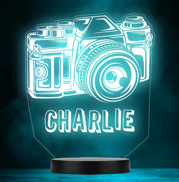 Pro Camera Photography Photo Hobby Personalised Colour Change Lamp Night Light