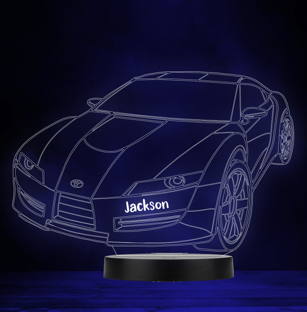 Toyota Car 3D Effect Personalised Gift Colour Changing Led Lamp Night Light
