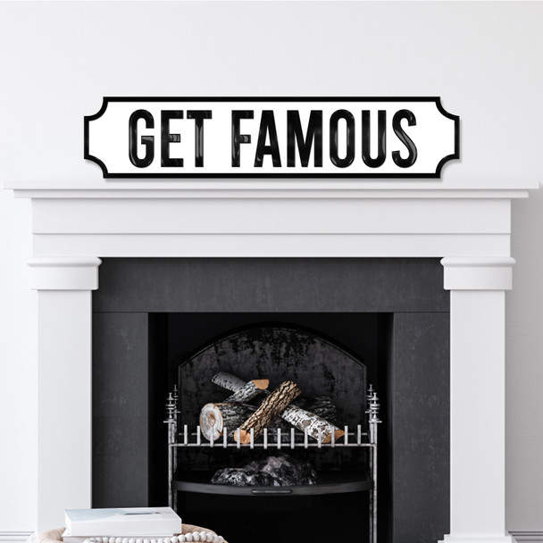 Get Famous Any Colour Any Text 3D Train Style Street Home Sign