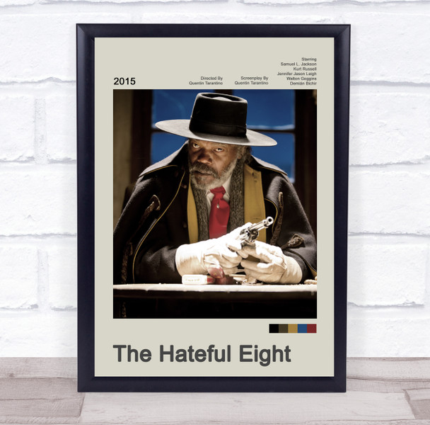 The Hateful Eight Movie Polaroid Vintage Film Wall Art Poster Print
