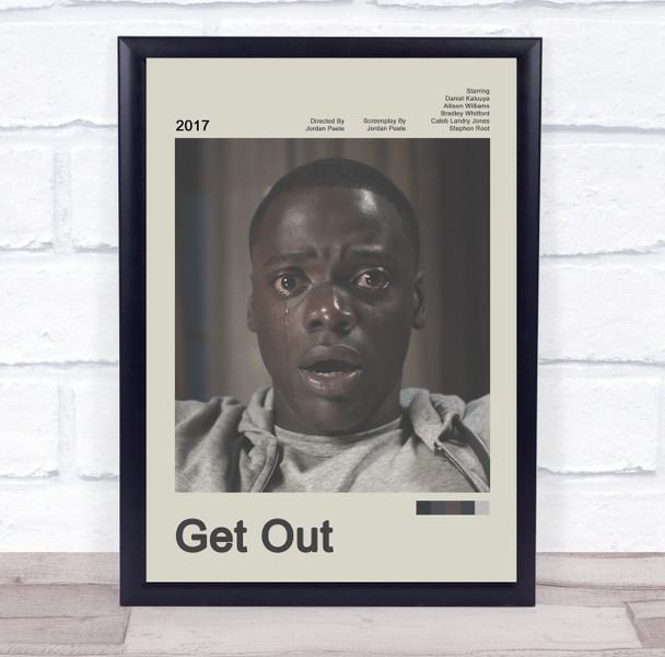 Get Out Movie Polaroid Vintage Film Wall Art Poster Print