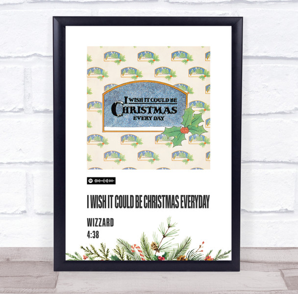 Wizzard I Wish It Could Be Christmas Everyday Christmas Single Polaroid Music Art Print