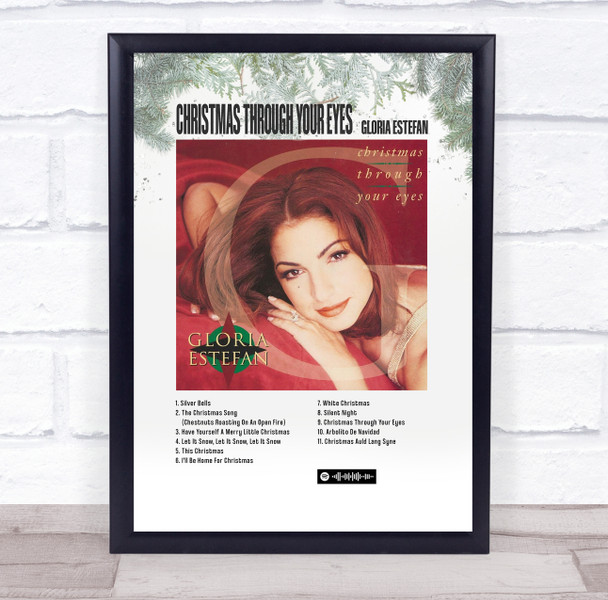 Gloria Estefan Christmas Through Your Eyes Music Polaroid Vintage Music Wall Art Print