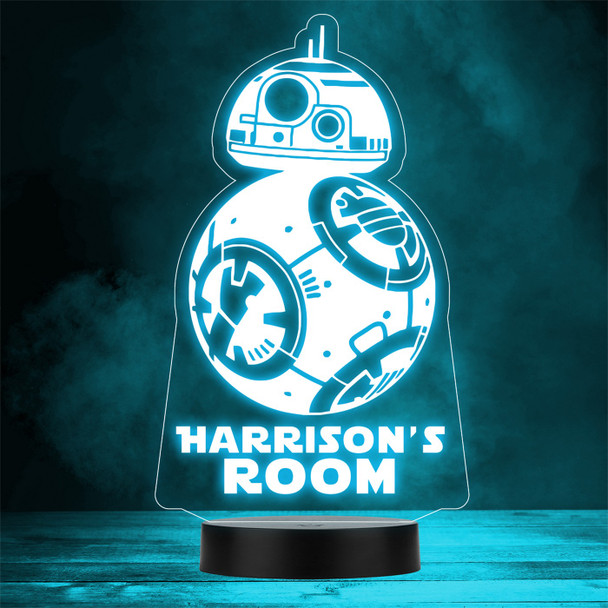 Star Wars BB8 Personalised Gift Colour Changing LED Lamp Night Light
