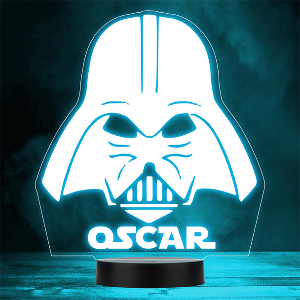 Star Wars Darth Vader Mask Personalised Gift Colour Change LED Lamp Night Light
