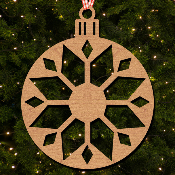 Round Shape Diamond Patterns Hanging Ornament Christmas Tree Bauble Decoration