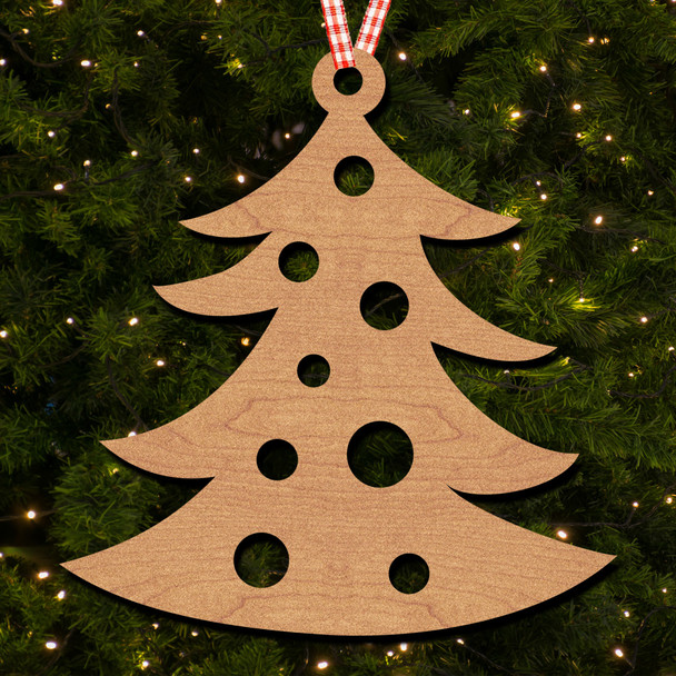 Christmas Tree Round Circle Decor Ornament Christmas Tree Bauble Decoration