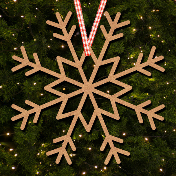 Snowflake Thin Traditional Style Ornament Christmas Tree Bauble Decoration