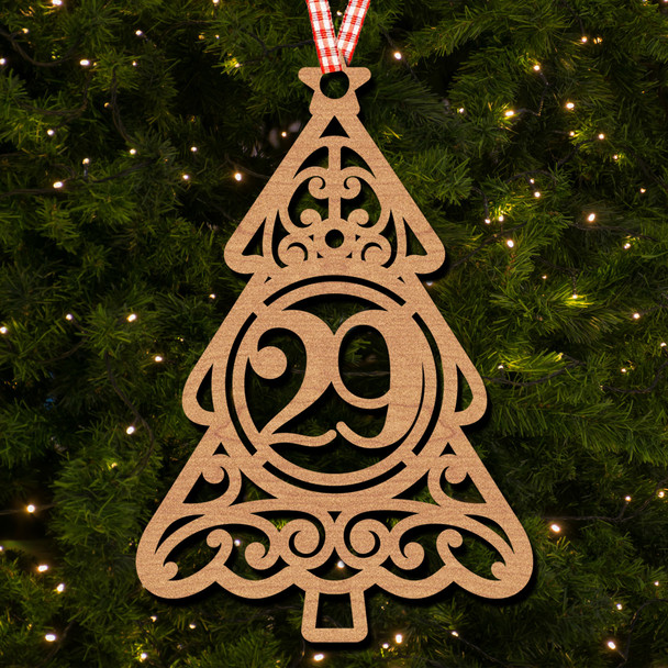 Christmas Tree - 29 Hanging Ornament Christmas Tree Bauble Decoration