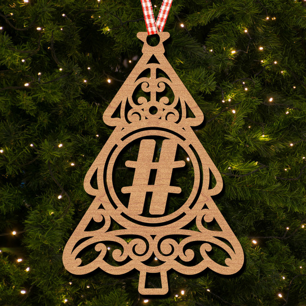 Christmas Tree - # Hanging Ornament Christmas Tree Bauble Decoration