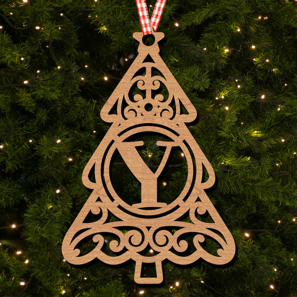 Christmas Tree - Y Hanging Ornament Christmas Tree Bauble Decoration